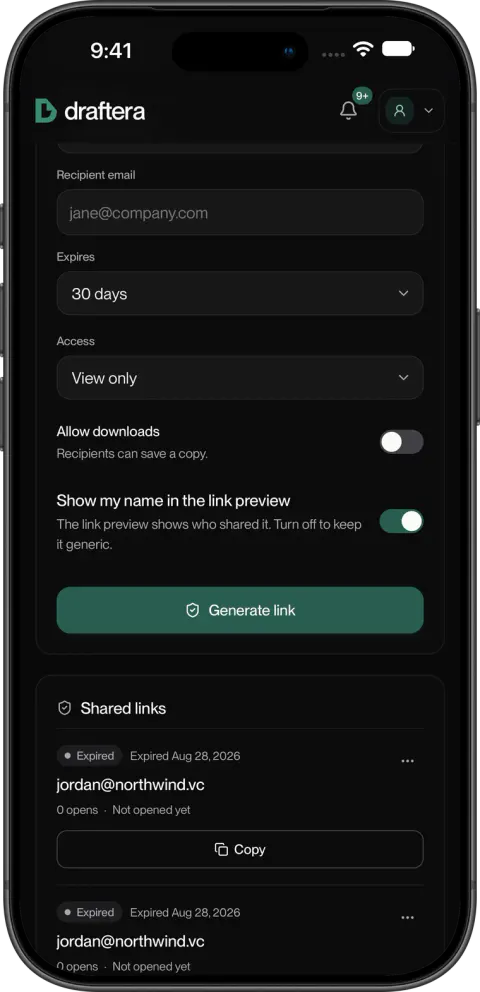 Secure sharing